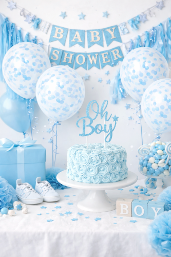 inspiracja Balony lateksowe z konfetti błękitnym 12 cali 5 szt.png