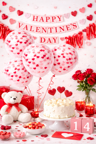 Bukiet balonów z konfetti serduszka czerwone 12 cali 5 szt inspiracja.png