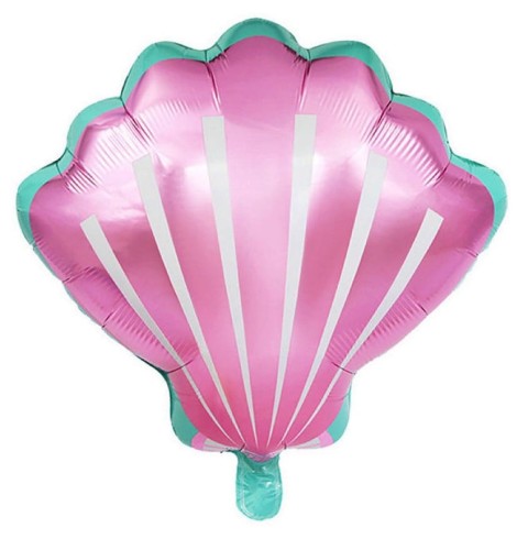 Balon foliowy Muszelka Syrenka 46cmx49cm.jpg