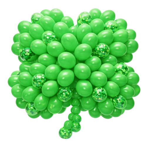 Balony Dzień Św. Patryka zielone 60 sztuk 30cm DUŻE zestaw balonów konfetti.png