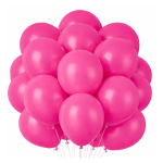 Balony lateksowe fuksja 10 cali 20 szt
