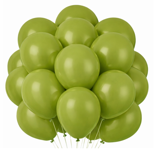 Balony lateksowe Oliwkowe 10 cali 20 szt