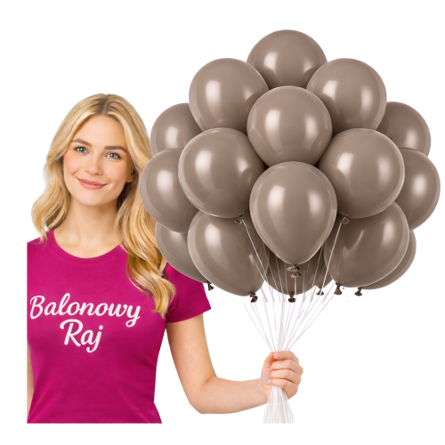 Balony lateksowe Cappuccino 10 cali 20 szt.png