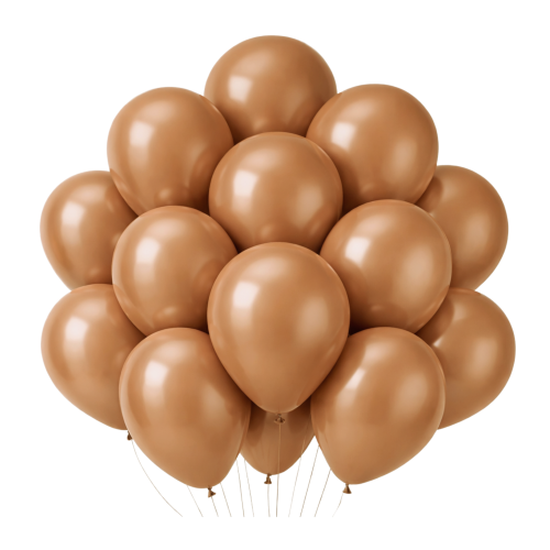 Balony lateksowe czekoladowy brązowe 12 cali 20 szt