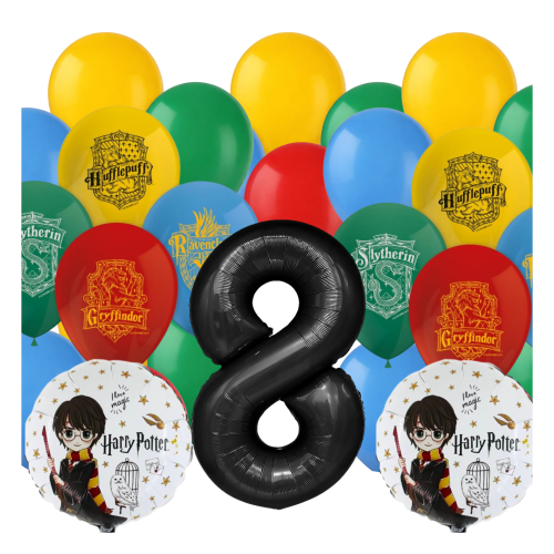 Balony Harry Potter Zestaw balonów Domy Hogwart Cyfra 100cm 0-9 Urodziny.png