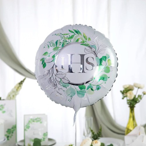 Balon foliowy IHS Eukaliptus srebrny 45cm.jpg