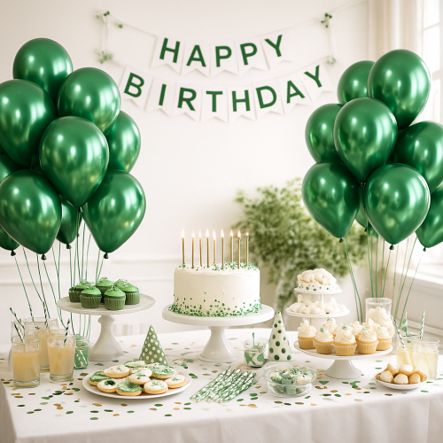 Zielona impreza urodzinowa w słońcu.png