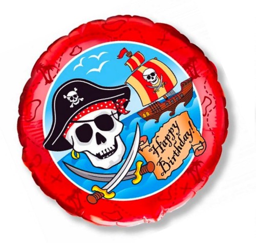 Balon foliowy 18" FX - "Pirackie Happy Birthday"1.jpg
