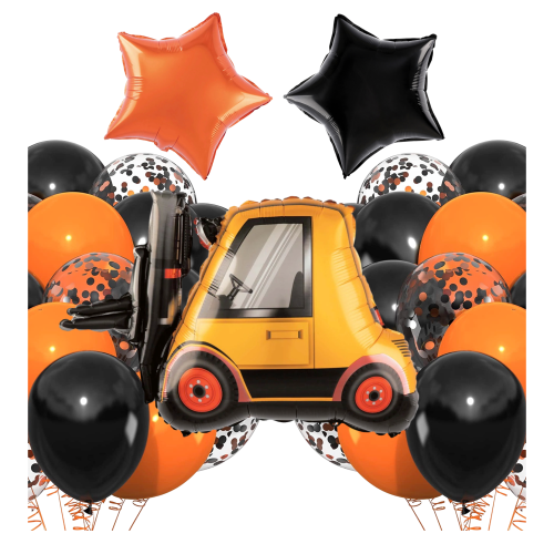 Balony Wózek Widłowy Urodziny Chłopca Faceta Magazyniera Paleciak Widlak.png