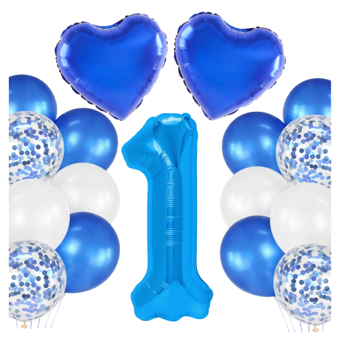 Zestaw BALONÓW URODZINY 100cm CYFRA 1 ROCZEK Chabrowe Dekoracje.png