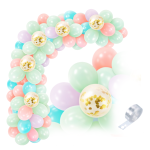 Girlanda balonowa Pierwszy Dzień Wiosny Pastelowe Zestaw balonów Przedszkole