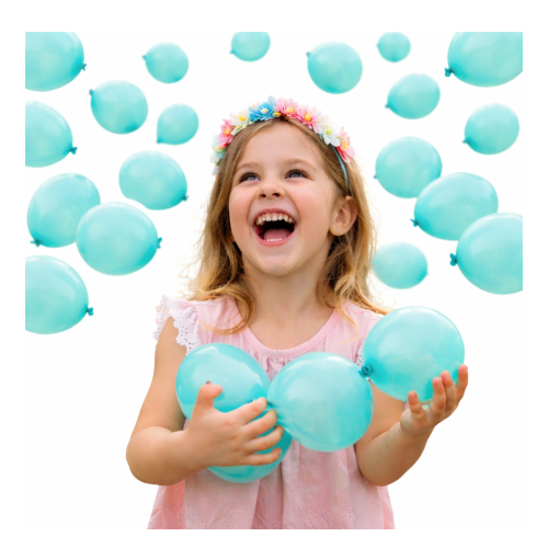 Balony lateksowe ciemny morski 20 szt 5 cali 