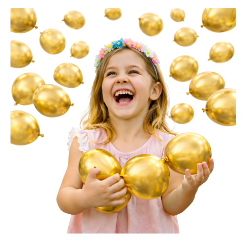 Balony lateksowe złoty chrom 20 szt 5 cali .png