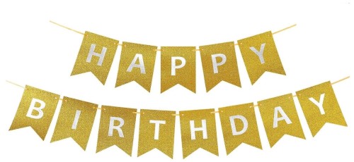 Baner złoty brokatowy Happy Birthday.jpg