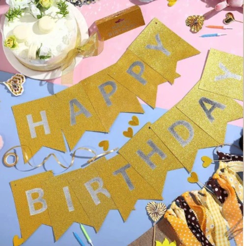 Baner złoty brokatowy Happy Birthday1.jpg