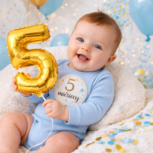 5 40cm cyfra złota.png