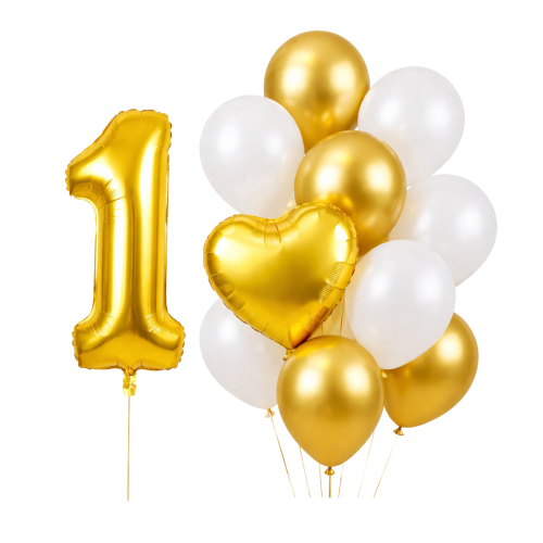 Zestaw balonów złotych na urodziny cyfra 0-9 100cm DOWOLNA Balony na hel.png