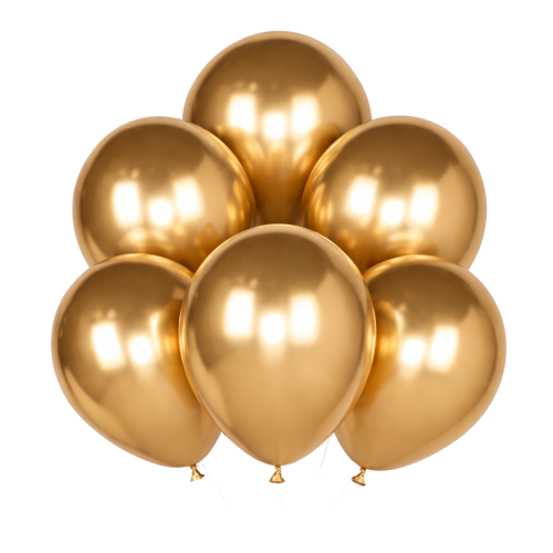 Balony lateksowy złoty chrom 12 cali 6 szt.png