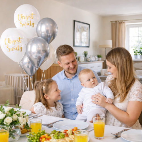 Balony lateksowe białe Chrzest święty 12 cali 6 szt .png