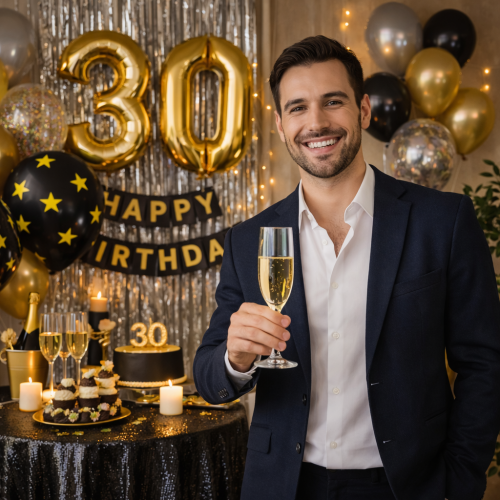 Balony lateksowe czarne w gwiazdki 6szt 12 cali Karnawał.png