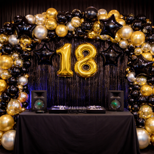 Balony foliowe gwiazdy czarne 9 cali 3 sztuki małe metalic.png