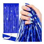 Kurtyna granatowa 100 x 250 cm foliowa chabrowa