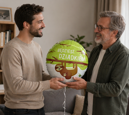 Balon foliowy Będziesz Dziadkiem, 18" Baby Shower .png