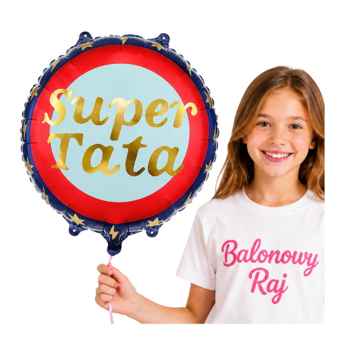 Balon foliowy Super Tata 45 cm .png