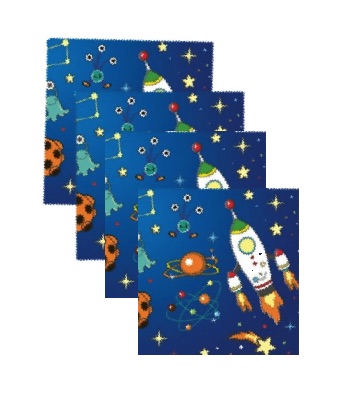 Serwetki urodzinowe KOSMOS galaxy rakieta planety
