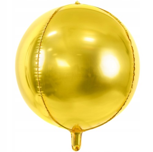 Balon foliowy złota kula 22cale gigant metaliczna