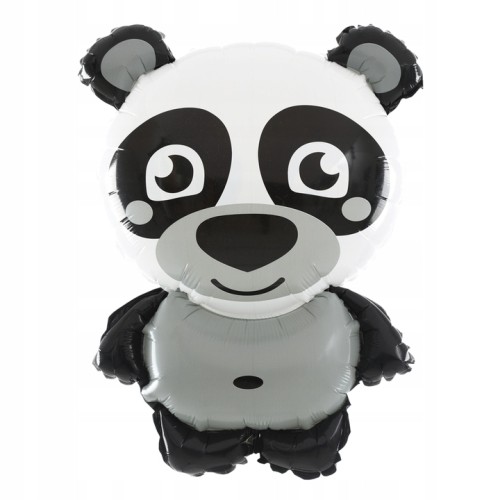 Balon foliowy na urodziny panda 45x63cm roczek miś