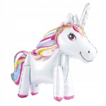 Balon foliowy stojący jednorożec 60x68 roczek unicorn