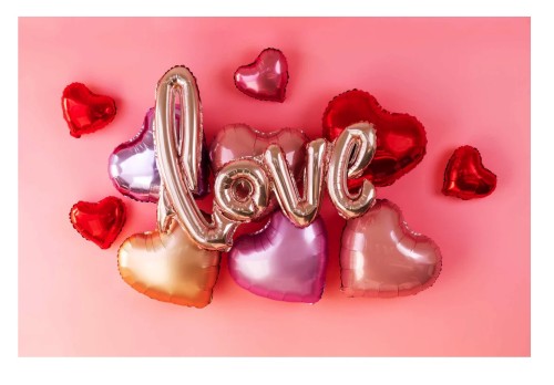 Balony na Wieczór Panieński Rose Gold napis Love Bride to be Pierścionek