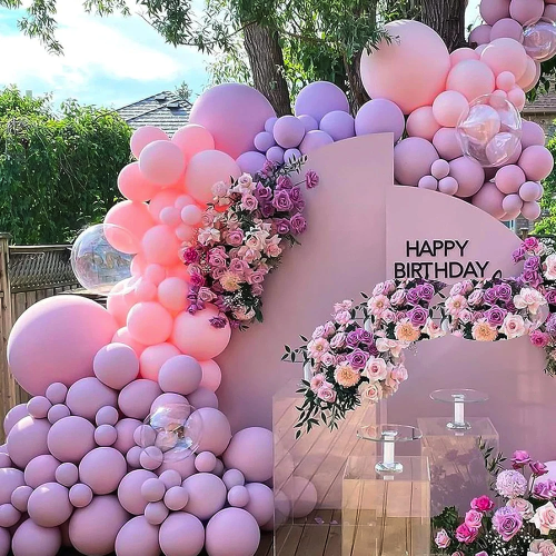 BALONY LILIOWE 20 sztuk 5 cali jasny fiolet zestaw balonów małe ROCZEK