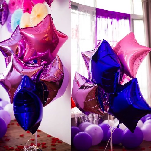 Balony zestaw Fuksja dla dziecka na Urodziny 30 różowy Dekoracje Urodzinowe