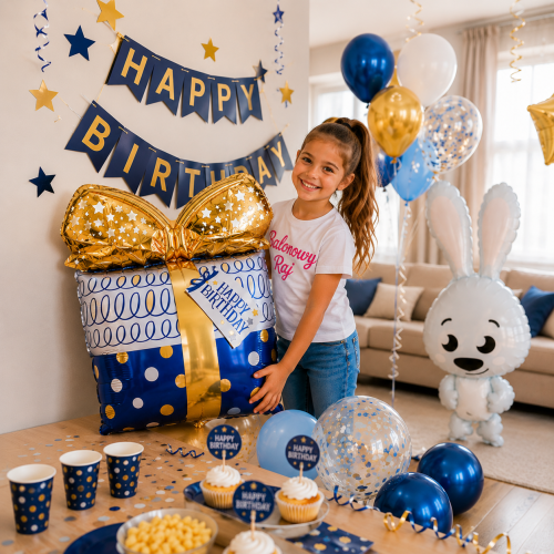 Balon foliowy prezent Happy Birthday 68x60cm.png