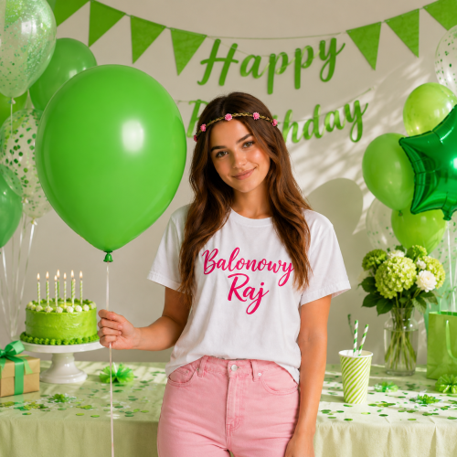 Balon lateksowy zielony 18 cali Duży do girlandy.png
