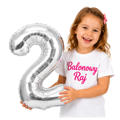 Balon foliowy srebrny cyfra 2 70cm na Drugie Urodziny .png