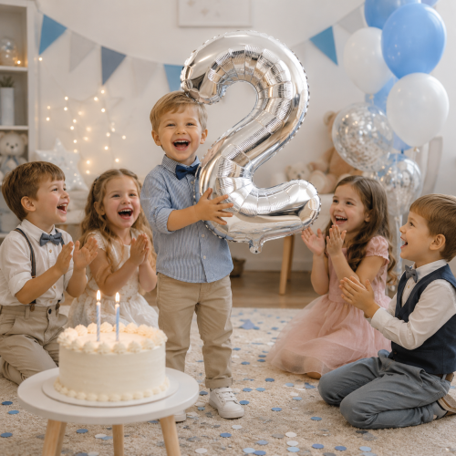 Balon foliowy srebrny cyfra 2 70cm na Drugie Urodziny .png
