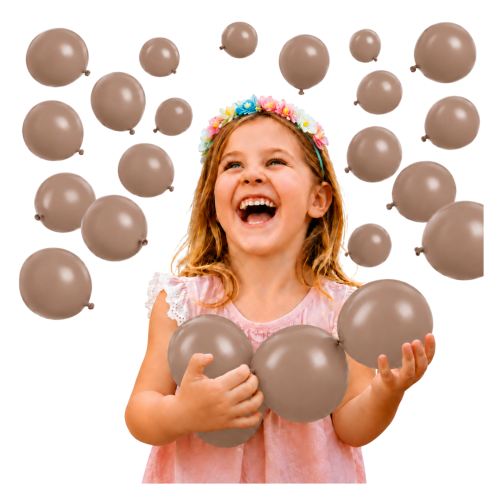 Balony lateksowe Cappuccino 20 szt 5 cali