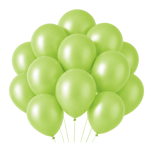 Balony lateksowe metaliczne limonkowe 12 cali 20 szt.png