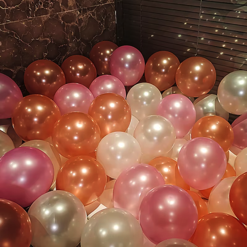 Balony lateksowe ROSE GOLD 20 sztuk 30 cm RÓŻOWE ZŁOTO