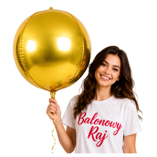 Balon foliowy złota kula 22cale gigant metaliczna.png