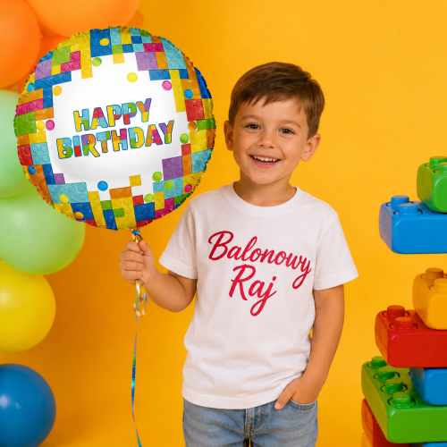 Balon foliowy Happy Birthday Klocki 45cm.png