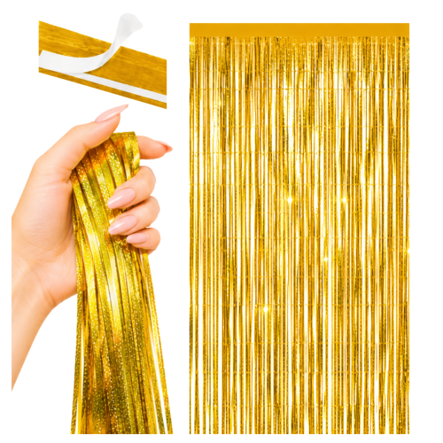 Kurtyna imprezowa holograficzna złota 100 x 200 cm.png