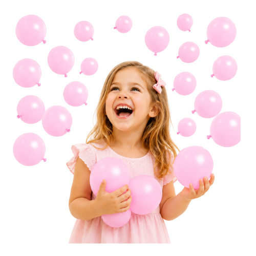 Balony lateksowe różowe 20 szt 5 cali .png