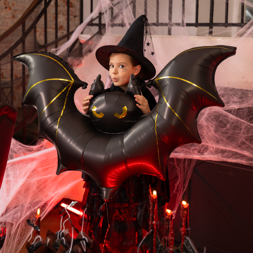 Zestaw dekoracji na Halloween z kurtyną Nietoperzem Ścianka do zdjęć Tło.png