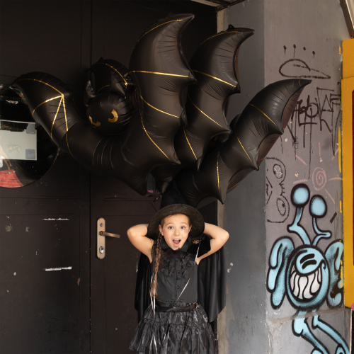 Zestaw dekoracji na Halloween z kurtyną Nietoperzem Ścianka do zdjęć Tło.png