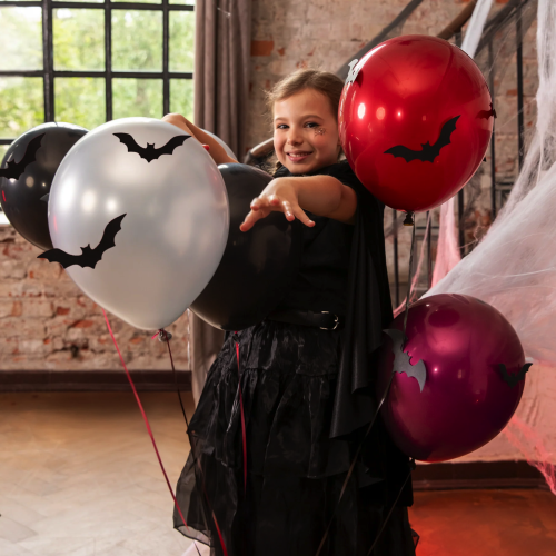 Balony Nietoperze Halloween 12cali 6 szt. zestaw DIY.png