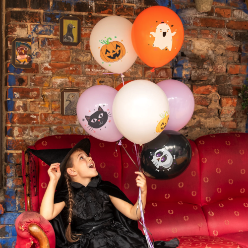Balony Halloween 12cali 8 szt. zestaw.png